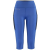Craft ADV Essence Capri Tights 2 tříčtvrťáky dámské Barva: Modrá, Velikost: L