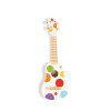 Janod Drevený hudobný nástroj ukulele Confetti so reálnym zvukom