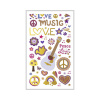 Samolepka mini love music 8x14 cm