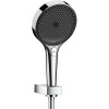 HANSGROHE Rainfinity sprchová súprava, ručná sprcha 3jet priemer 132 mm, sprchový držiak a sprchová hadica 125 cm, chróm, 26852000