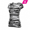 MALFINI CAMO PURE C22 Tričko dámske C223216 XL 32 camouflage gray