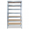 Meets-ecommerce UG Kovový regál profi 230x100x60, 4-7 políc Farba: Zelená, Počet polic: 7 políc