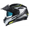 Helma na moto NEXX X.VILIJORD HIKER white/neon MT vel. S