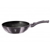 Panvica Berlingerhaus Wok s mramorovým povrchom 28 cm Carbon PRO Line BH-6900
