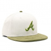 Kšiltovka New Era 59FIFTY MLB Cord Atlanta Braves Off White / Nephrite Green / Cyber Green velikosti fitted caps 7 7/8 (62.5 cm)