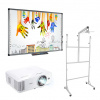 Mobilné komplety bez zdvihu (interaktívna tabuľa, projektor, mobilný stojan, kabeláž) Avtek TT-Board 90 Pro Acer S1286H Pevná konzola na kolieskach