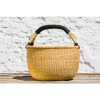 Hammershus Fairtrade Okrúhly bolga kôš premium z Ghany, rôzne farby, 40 cm Barva: Přírodní