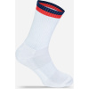 Mr. Socks Ponožky Two Tone L 05006, tenisové COT885006o68zq-white/navy/ 37-41 Bílá/navy/červená