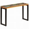 zahrada-XL Konzolový stolík 120x35x76 cm, recyklovaný masív a oceľ 247335