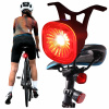 LED svetlo na bicykel na USB zadné, tímové, STOP senzor