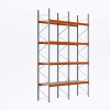 Majster Regál Palettenregale - Grundregal - 600 - 270 - 110 - 4 - 1000 - 2 - Wire mesh, Pozinkované/Oranžová