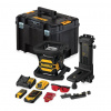 DeWALT DCE080D1RS - AKU rotačný laser Tool Connect™ červený 18V, 300m, 1×AKU 2,0Ah, kufor TSTAK™, prijímač