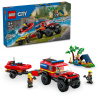 Lego City LEGO® Hasičské auto 4x4 a záchranný čln (60412)