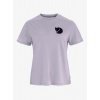 Bavlnené tričko dámske Fjallraven Fox Boxy Logo Tee - lavender mist