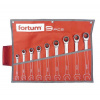 FORTUM 4720104 klíče ráčnové očkoploché, sada 9ks, 8-19mm
