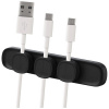 Magnetický organizér káblov , solid black Farba: solid black