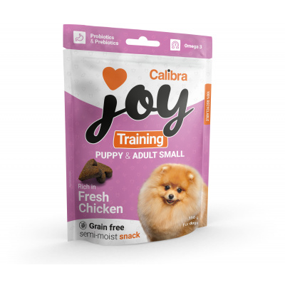 Calibra Joy TRAINING GF Semi-moist Snack Puppy/Adult Small Fresh Chicken 150 g