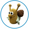 Slimák Maťo (háčkovaný výrobok) RONY service s. r. o.