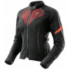 TEXTILNÁ BUNDA REBELHORN JAX LADY BLACK/RED (D4XL)
