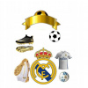 CUKROVÁ TLAČ jedlý obrázok na tortu Cukrová hmota Real Madrid MBAPPE RONALDO 1