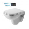Duravit D-Code - závesné WC 48 cm a spomaľovacie WC sedadlo
