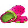 REALPAKS FOGO F-402 DIEVČENSKÉ ŠĽAPKY SANDÁLE DREVÁKY Z PENY Fuchsia 33