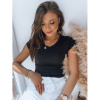 Dámske tričko BASIC TWO čierne (ry2205) Black XXL
