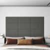 Nástenné panely Vidaxl 12 ks tmavosivé 60 x 30 cm zamat 2,16 m²