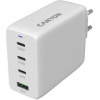 Canyon OnCharge 100ACC, vysokorýchlostná univerzálna nabíjačka do steny, 2xUSB-C 100W, 1xUSB-C 30W, 1xUSB-A 30W, biela CNS-CUW100ACC