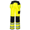 Portwest T501 HI-VIS Reflexné nohavice PW3 Fluorescenčno žltá-Čierna, 58