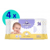 BELLA Panda Soft vlhčené obrúsky - 4 x 56 ks