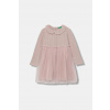 Dievčenské šaty United Colors of Benetton ružová farba, mini, áčkový strih, 4JACGV02J 4JACGV02J.P.seasonal 82