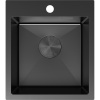 Mexen Solix nerezový drez 1-komorový 400 x 450 mm, čierny - 6401401000-70