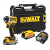 DeWalt Aku rázový uťahovák 18V 2x1.7Ah, Tstak DCF860E2T