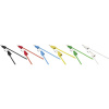 VOLTCRAFT MSB-300 meracie káble - sada [lamelový zástrčka 4 mm - lamelový zástrčka 4 mm] 1.00 m 12 ks; MSB-300-1