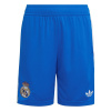 adidas Real Madrid Third Shorts 2025 2026 Juniors Blue 11-12 Years