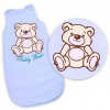 Spací vak Medvedík Teddy, Baby Nellys - sv. modrý vel. 2 Baby Nellys