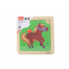 Viga puzzle 4 dílky kůň