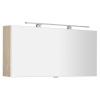 Sapho CLOE galérka s LED osvetlením, 120x50x18cm, brest Bardini SPH CE120-0013