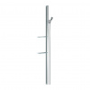 Hansgrohe Unica - Sprchová tyč E 1500 mm so sprchovou hadicou Isiflex 1600 mm a poličkami, chróm 27645000