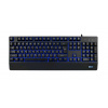 C-TECH Klávesnice KB-104BK, USB, 3 barvy podsvícení, černá, CZ/SK