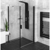 Polysan Zoom Line Black štvorcový sprchový kút 80x80x200 cm sklo Číre Lietacie dv. L/P SPH ZL1280BZL3280B