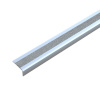 Protišmykový nášľapný profil na schod alumínium m2, GlitterGrip, strieborný, š 610 mm