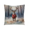 Dekoračná obliečka na vankúšik Vianočná strážca lesa
