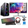 Intel Core i3-14100F Quad Core,DDR4 RAM 16GB,SSD 1000GB,MSI Geforce RTX 3050 VENTUS 6GB Gaming,WiFi+Bluetooth,24