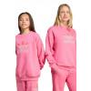 Detská mikina adidas Originals ružová farba, s potlačou, JV8571 158