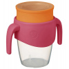 B.box Netečúci hrnček 360° tréningový hrnček na učenie sa pitia 250 ml - strawberry shake (jahodový kokteil)