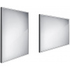 Nimco LED zrkadlo 60 × 80 cm čierne ZPC 13002-90