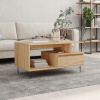 Kávový stolík, dub sonoma 90x49x45 cm, materiál na báze dreva