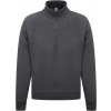 Fruit of the Loom F.O.L. | Premium Zip Neck Sweat Mikina s 1/4 zipsom_16.2032 Farba: dark heather grey, Veľkosť: XL